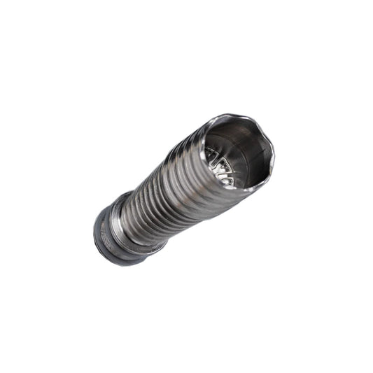 Nahaufnahme der 7 Zacken und der Innenkammer – Fokus auf Dosierhilfe und präzise Titanverarbeitung