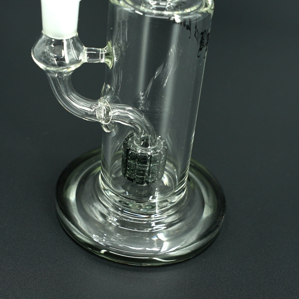 Trommelperkolator der schwarzen Black Leaf Rig – sorgt für starke Kühlwirkung beim Dabben