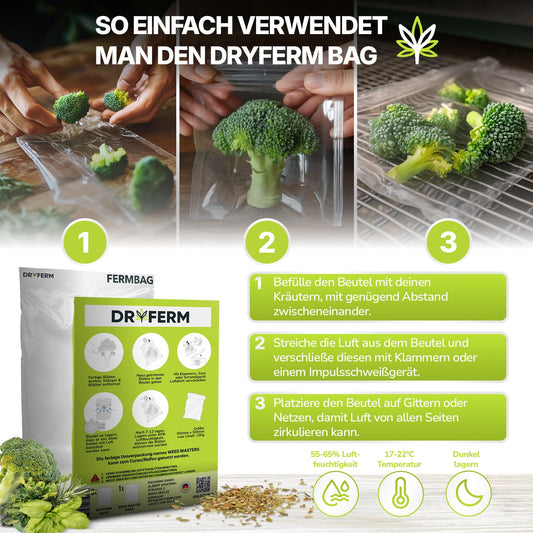 DRYFERN Bags trocknen lagerung Anleitung 01b