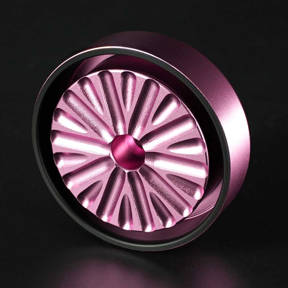 Flower Mill Next Gen Standard Grinder Pink – oberes Mahlwerk ohne Schneidezähne