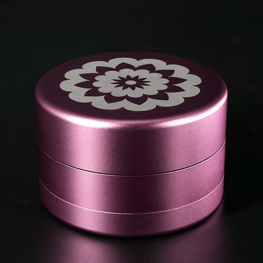 Flower Mill Next Gen Standard Grinder Pink – geschlossener Aluminium Grinder mit Magnetverschluss