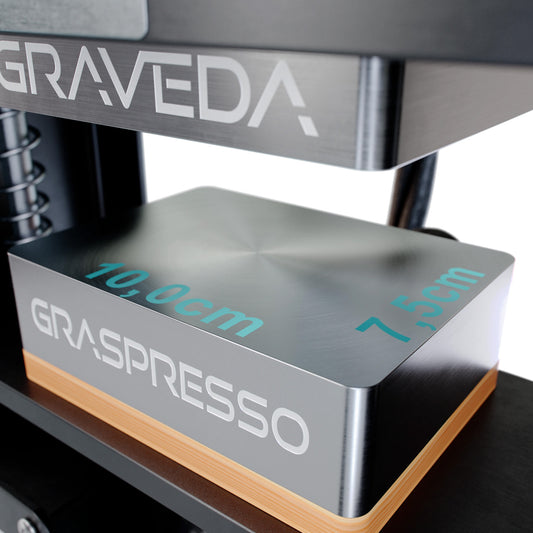 Graspresso GP6003 – 3t R0SIN Press mit Hydraulikzylinder Heizplatten