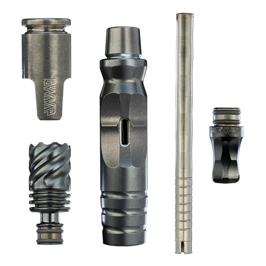 DynaVap HyperDyn mit SlimStash XL, Dosing Capsule und Hyper Cap – vollständiges Set für intensive Sessions und stilvolle Aufbewahrung