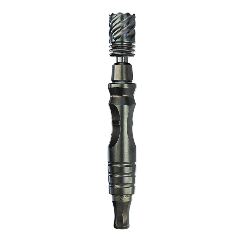 DynaVap HyperDyn Vaporizer – schlanker, hochwertiger Titan-Vaporizer mit strukturierter Oberfläche und Hyper Cap