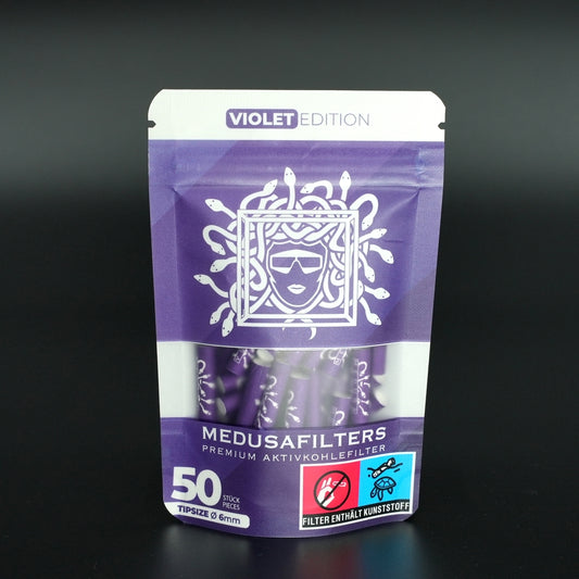 MEDUSAFILTERS Aktivkohlefilter VIOLET 50 Stück