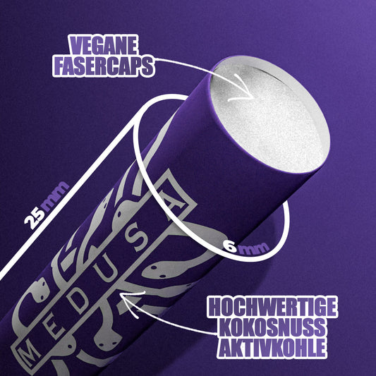 MEDUSAFILTERS Aktivkohlefilter VIOLET 50 Stück Details