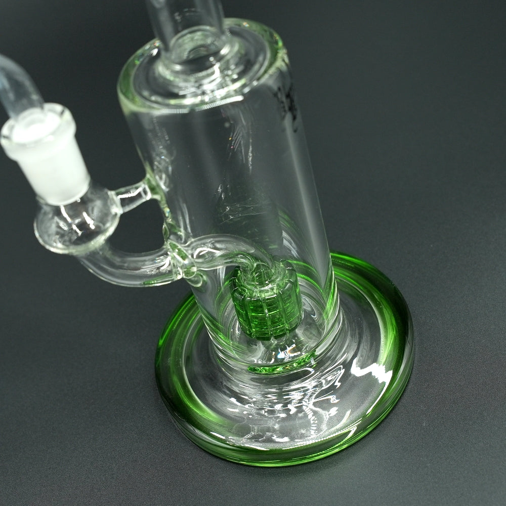 Trommelperkolator der grünen Black Leaf Rig – für sanften, gefilterten Dampf