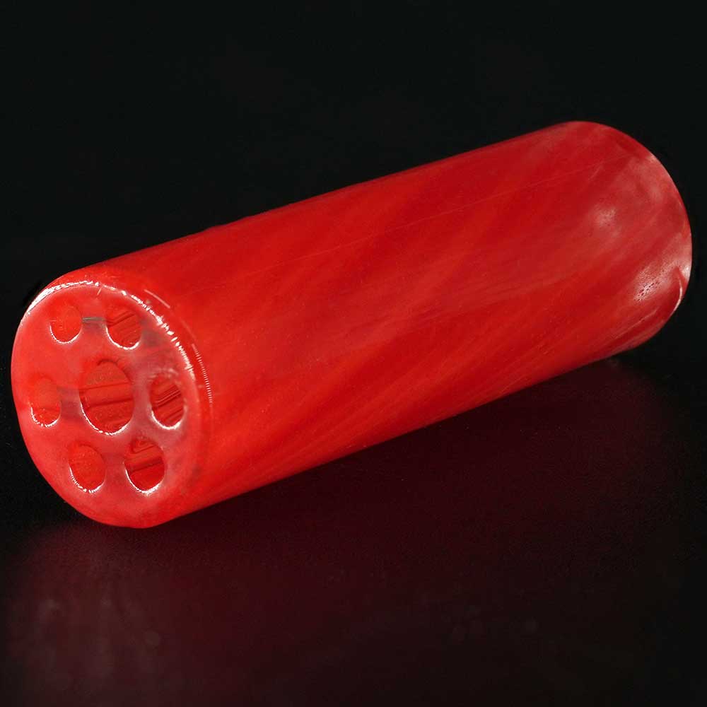 STYCKY Glasfilter Fire Ø 9 mm – Detailansicht der Glasoberfläche