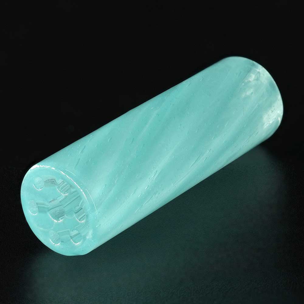 STYCKY Glasfilter Lagoon Ø 9 mm – Detailansicht der Glasoberfläche