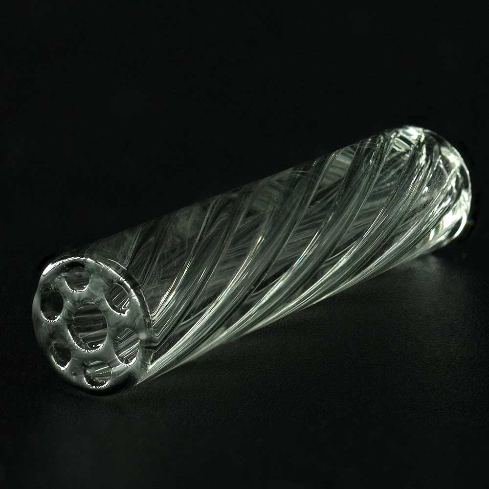 STYCKY Glasfilter Moonlight Ø 7 mm – Detailansicht der Glasoberfläche