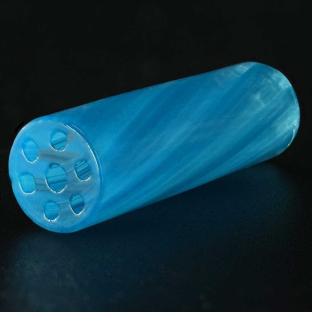 STYCKY Glasfilter Ocean Ø 9 mm – Detailansicht der Glasoberfläche