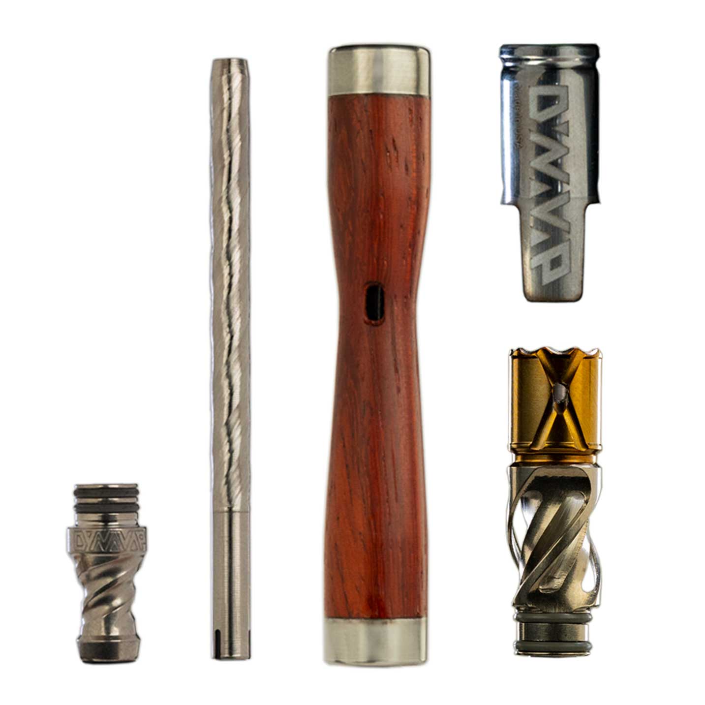 Lieferumfang des DynaVap WoodWynd – vollständig montierter Vaporizer aus hochwertigen Materialien