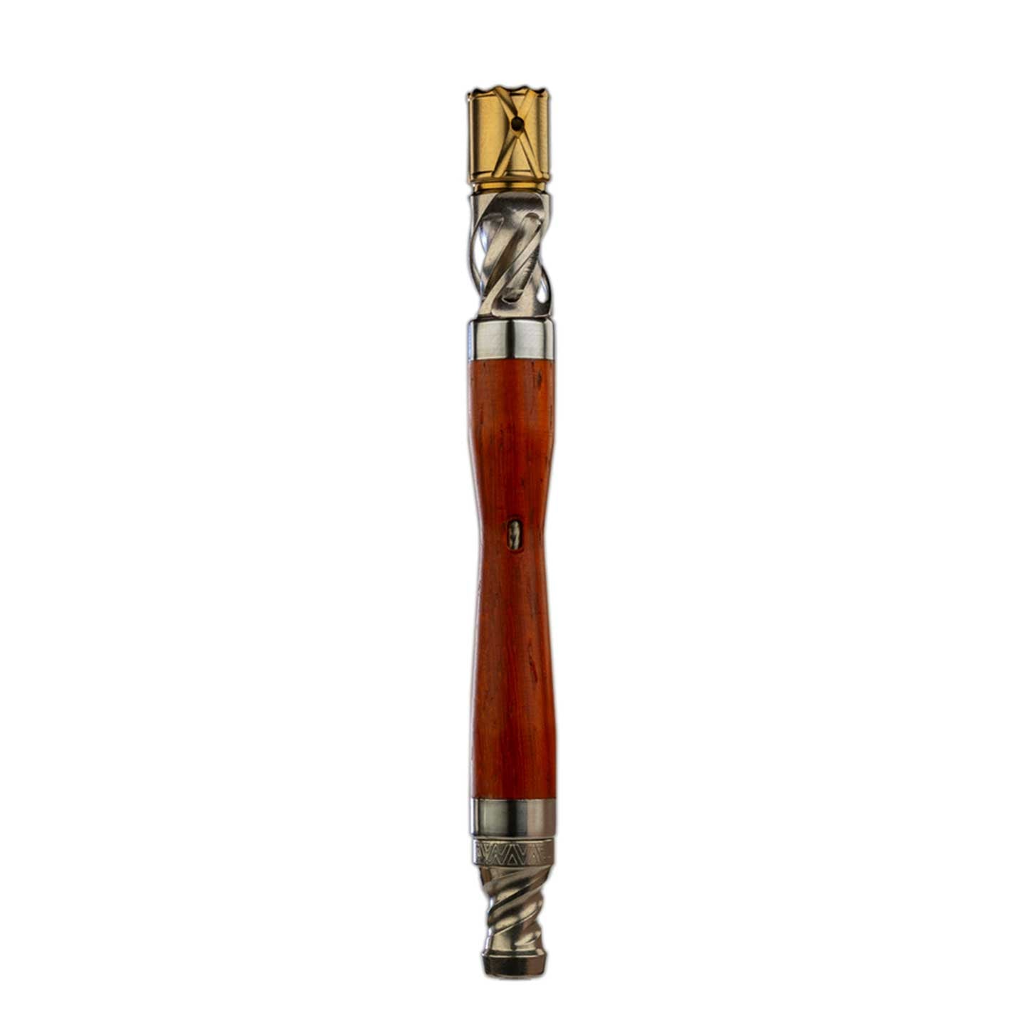 DynaVap The WoodWynd Vaporizer – eleganter Holz-Stem mit Edelstahl-Enden und Titan-Helix-Mundstück ohne Kappe