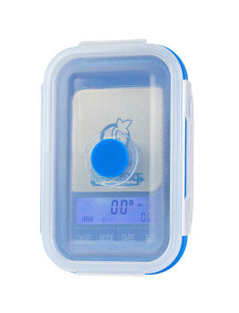 Digitale Feinwaage von Green House Feeding Blau geschlossen