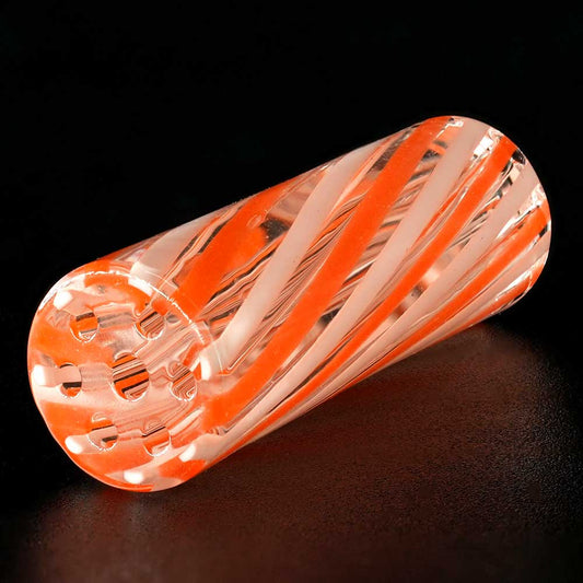 STYCKY Glasfilter Creamsicle Ø 10 mm – Detailansicht der Glasoberfläche