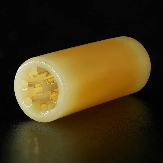 STYCKY Glasfilter Ivory Milk Ø 12 mm – Detailansicht der Glasoberfläche