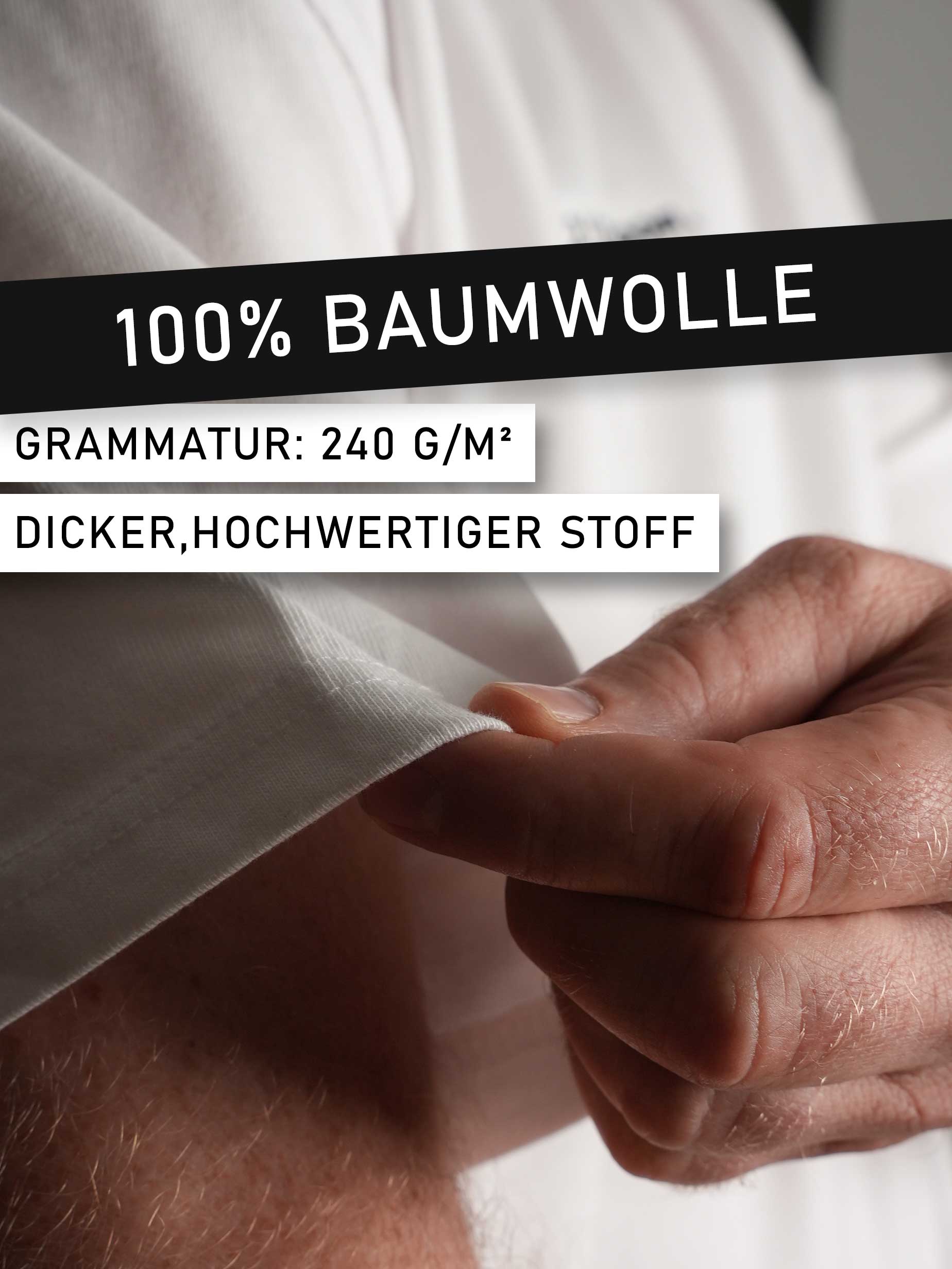 Detailfoto des weichen, hochwertigen Stoffs des 12|12 to bloom T-Shirts in Weiß