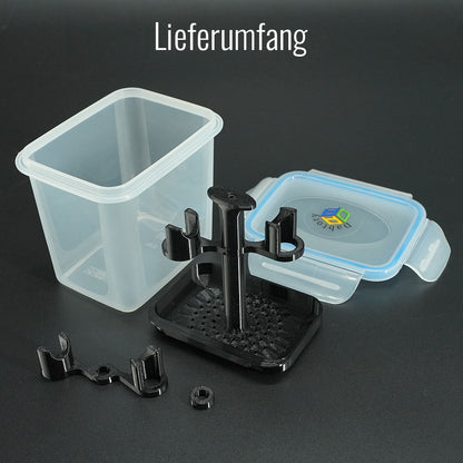 ISO Dunk (710 Dunk) von Dabtory – Lieferumfang mit Reinigungsbox, Halterungen und Distanzring