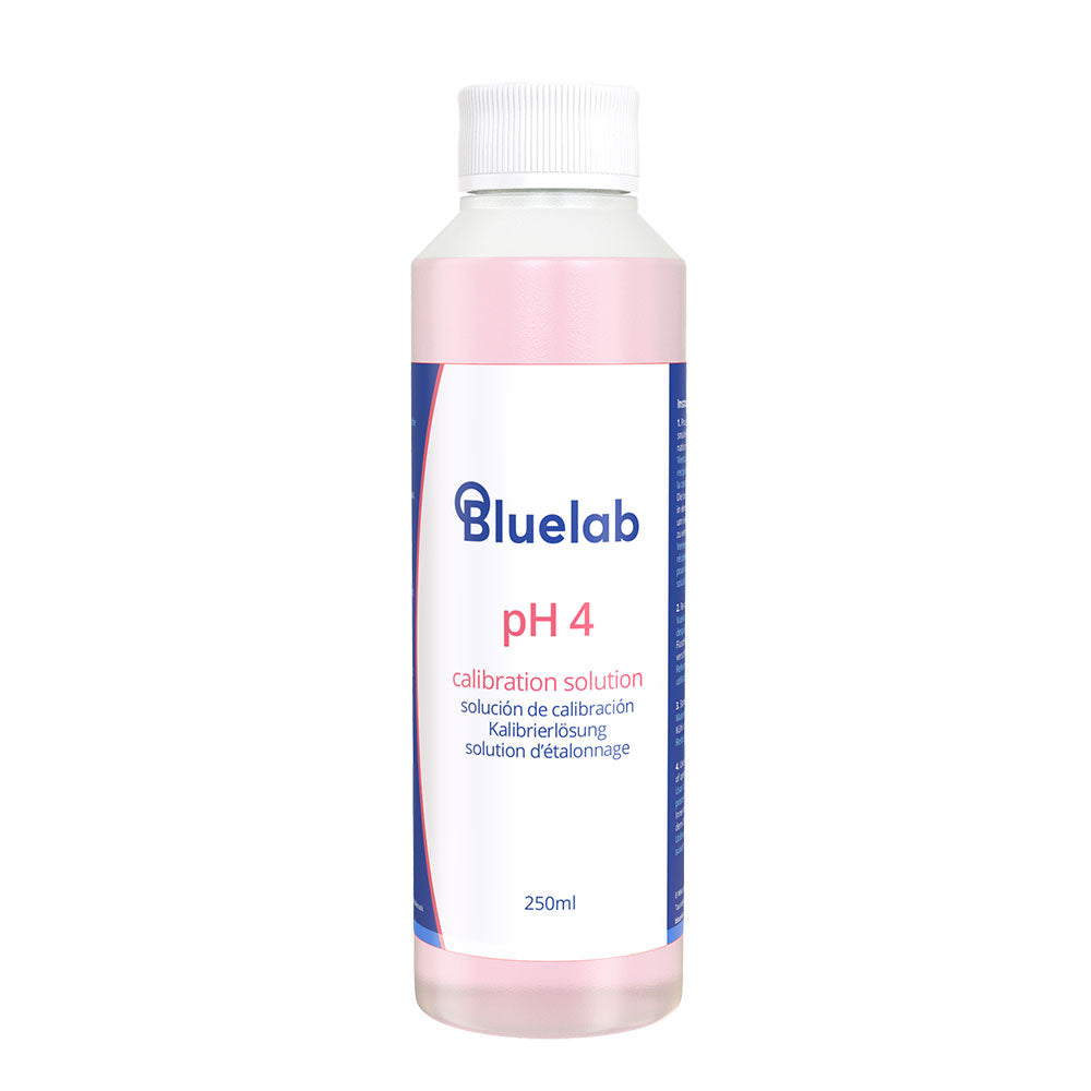 Bluelab pH 4.0 Kalibrierlösung 250 ml zur Kalibrierung von pH Messgeräten