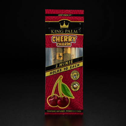King Palm Mini Rolls Cherry Charm | 2 vorgedrehte Leaf Tubes