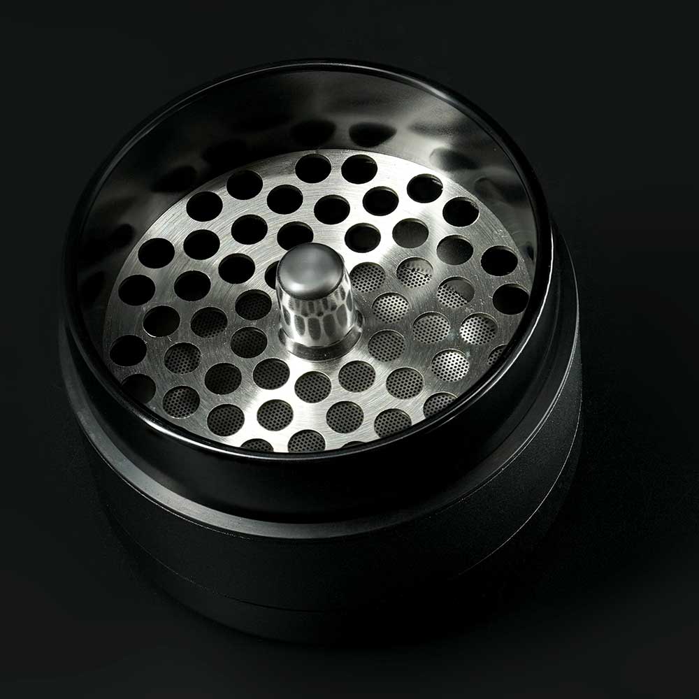Flower Mill Next Gen Premium Grinder Aluminium – unteres Mahlwerk für gleichmäßiges Grindbild