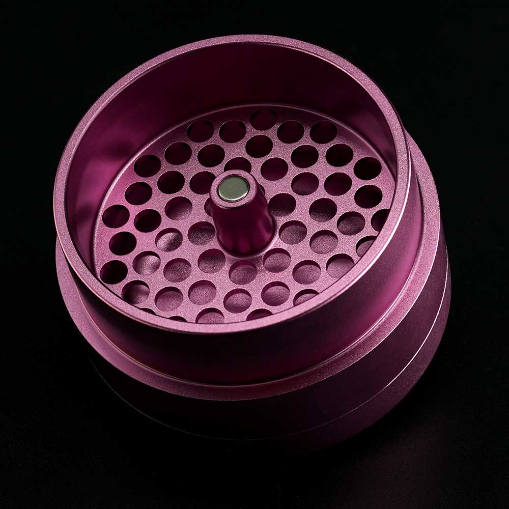 Flower Mill Next Gen Standard Grinder Pink – unteres Mahlwerk für gleichmäßiges Grindbild
