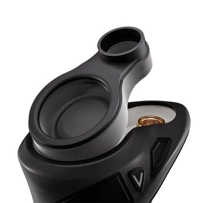 Focus V CARTA SPORT E-Rig Detailaufnahme der Chamberaufnahme mit Gewinde für Intelli-Core Atomizer