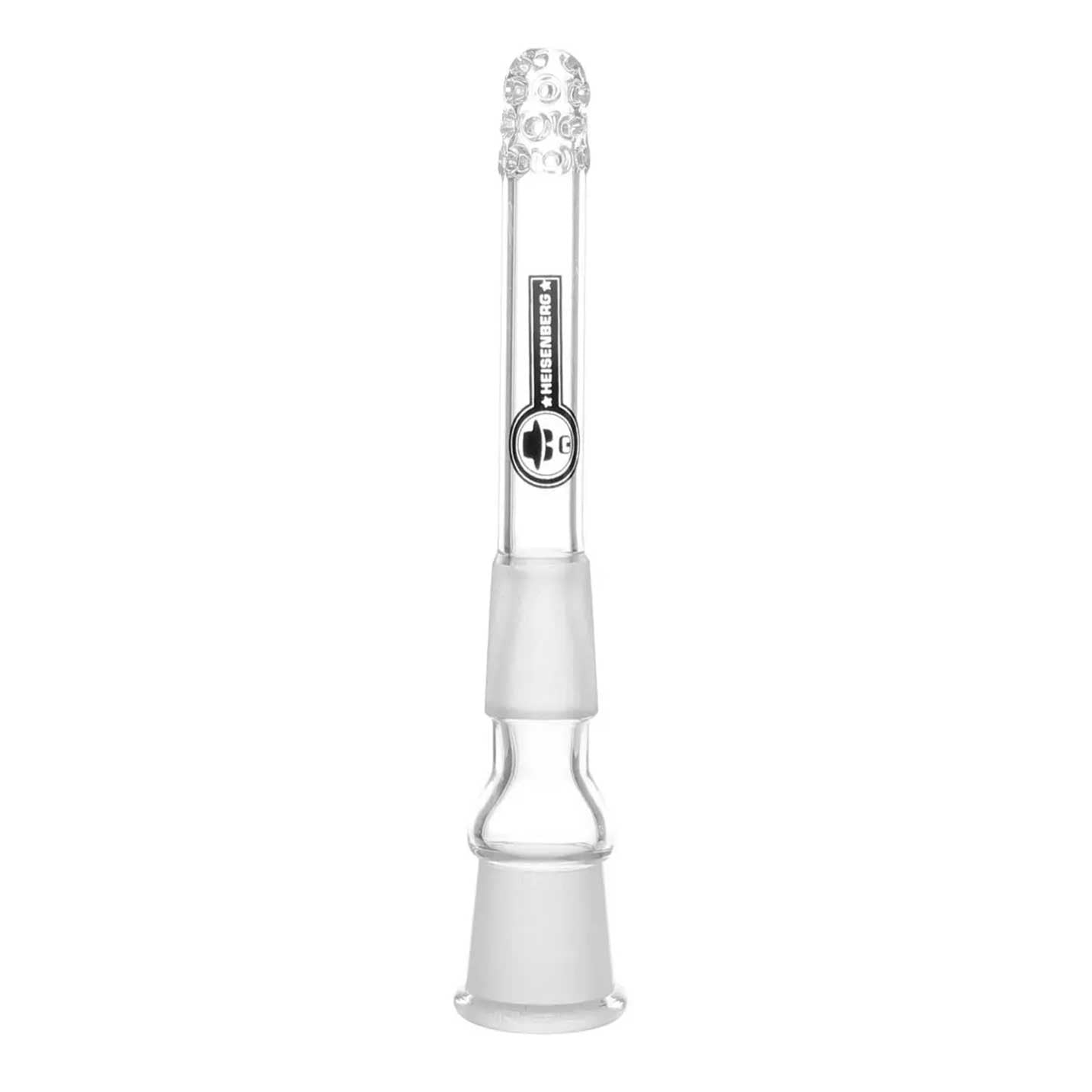Heisenberg 18.8 Loch-Diffusor Chillum – glasklares Ersatzteil mit Diffusor-Endstück