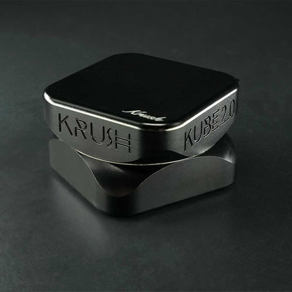 Krush Kube 2.0 Grinder Black kompakter Aluminium Kräutergrinder quadratischer Crusher hochwertig
