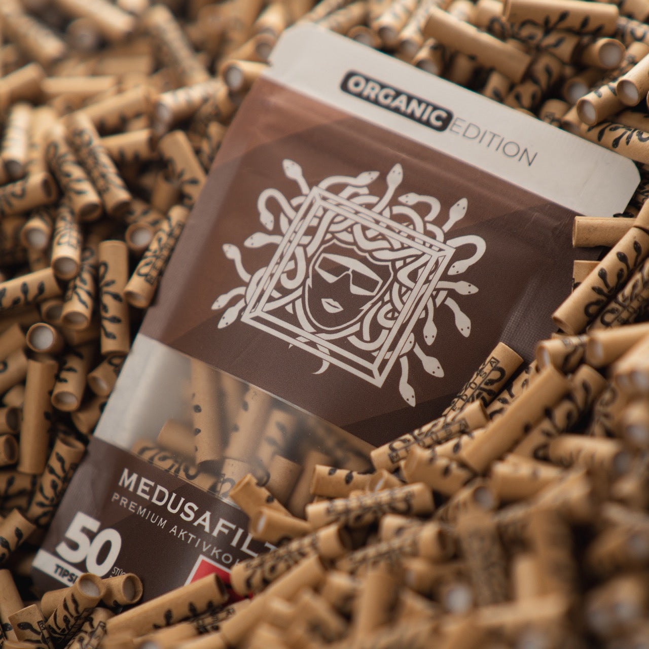 MEDUSAFILTERS Aktivkohlefilter ORGANIC 50 STÜCK bester Filter