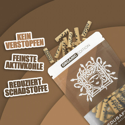 MEDUSAFILTERS Aktivkohlefilter ORGANIC 50 STÜCK Vorteile