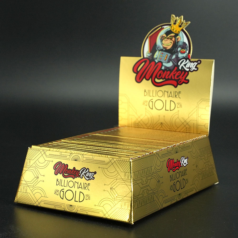 Monkey King Billionaire Gold King Size Papers Vorratsbox (24 Heftchen)