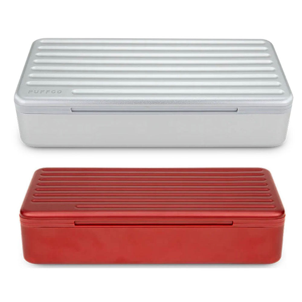 Puffco Pivot Travel Case geschlossenes Aluminium Case zur Aufbewahrung von Puffco Pivot und Zubehör Pearl und Daybreak