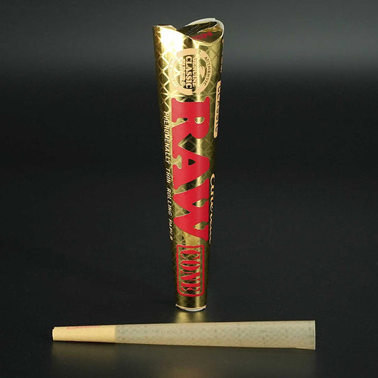 RAW Ethereal King Size Cones, 3er Pack ultradünne vorgedrehte Cones mit Filter.
