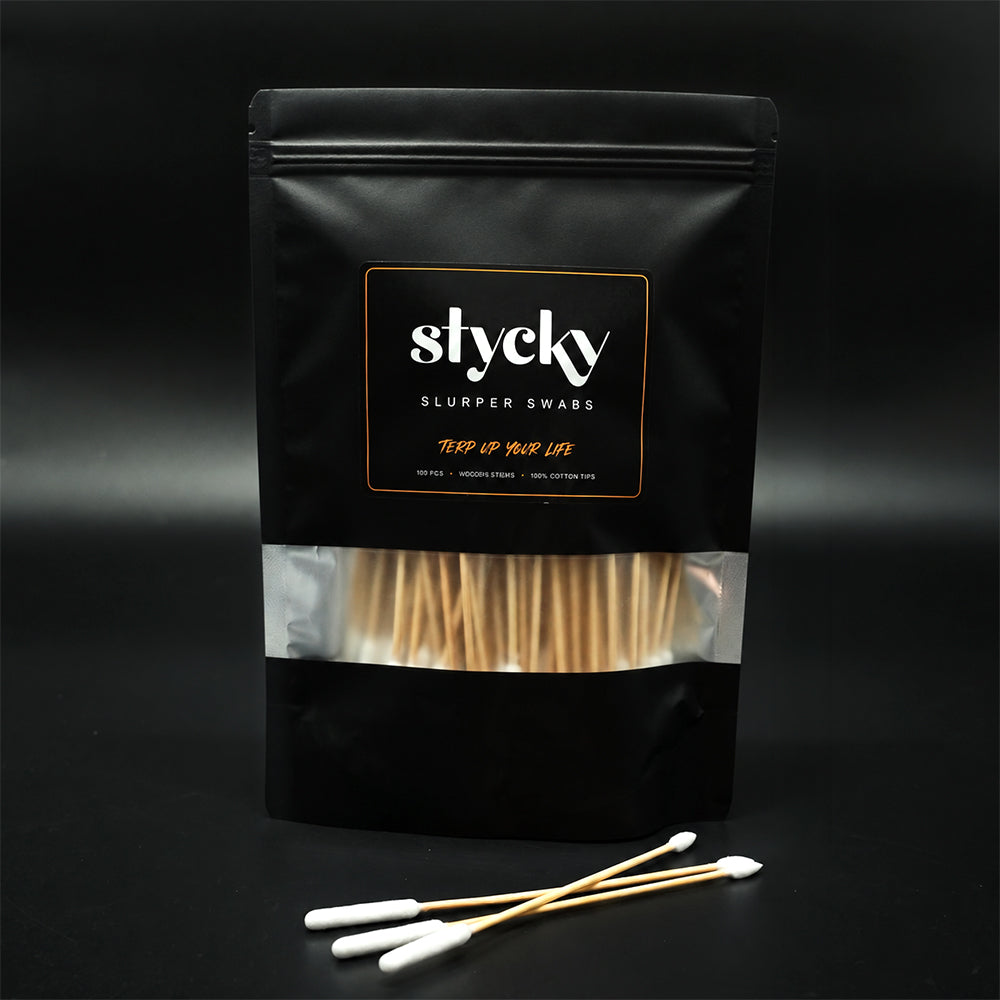 STYCKY Slurper Swabs 100 Stück für die Reinigung von Terp Slurpern