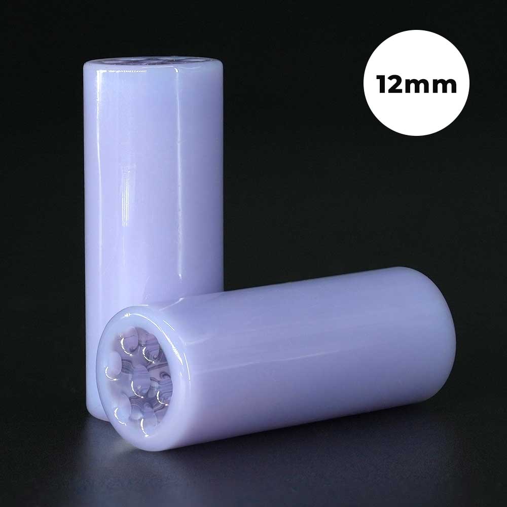 STYCKY Glasfilter Ø 12 mm Lavender Milk aus Glas für Joints in milchiger Lavendeloptik