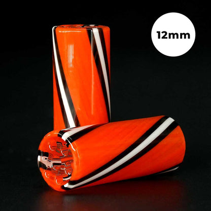 STYCKY Glasfilter Ø 12 mm Nemo aus Glas für Joints in orangefarbener Optik