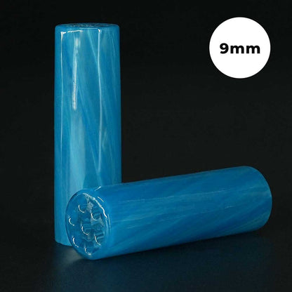 STYCKY Glasfilter Ø 9 mm Ocean aus Glas für Joints in blauer Optik