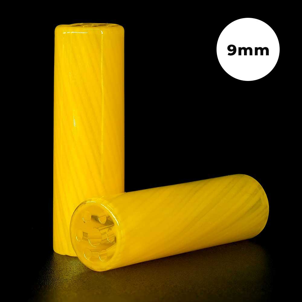 STYCKY Glasfilter Ø 9 mm Sunshine aus Glas für Joints in leuchtend gelber Optik