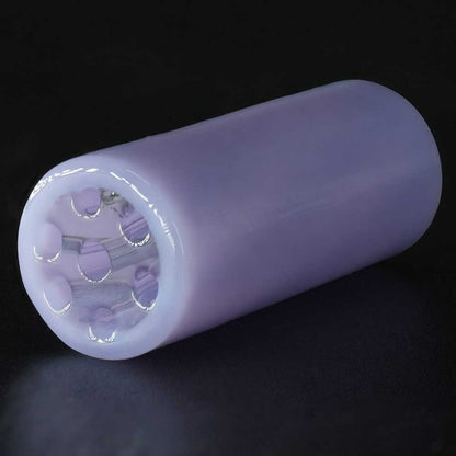 STYCKY Glasfilter Lavender Milk Ø 12 mm – Detailansicht der Glasoberfläche