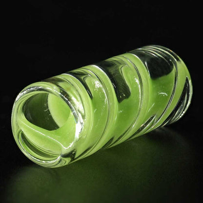 STYCKY Glasfilter Marble Roll Ø 12 mm – Detailansicht der Glasoberfläche
