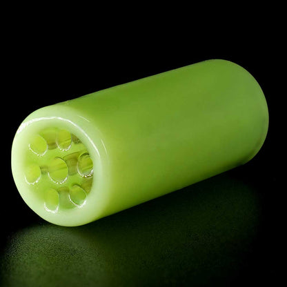 STYCKY Glasfilter Pale Jade Ø 12 mm – Detailansicht der Glasoberfläche