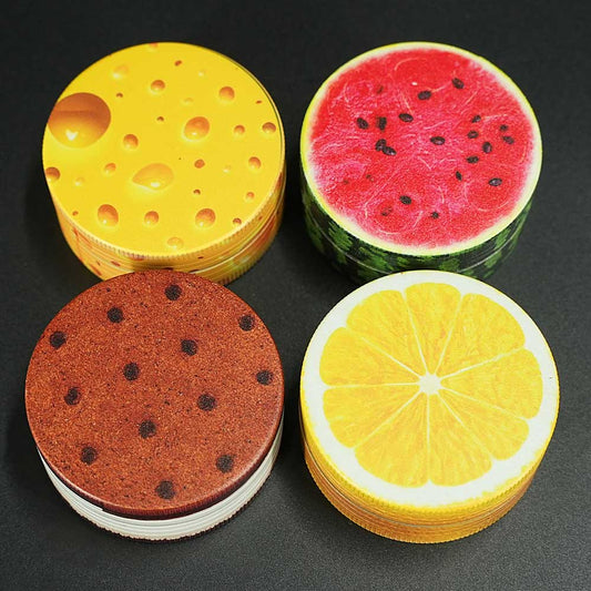 Deckel mit auffälligen Terpen-Motiven wie Lemon, Cheese oder Cookies – der Champ Grinder setzt optische Highlights