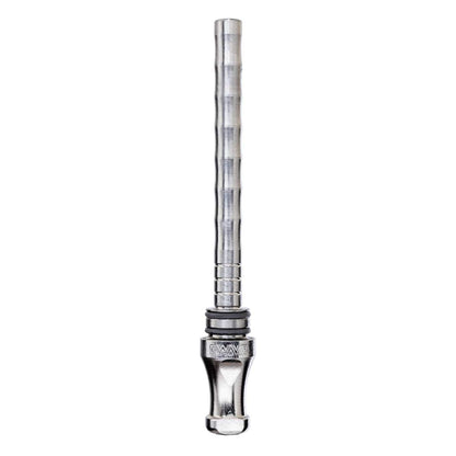 Einzelteile des DynaVap UniDyn Vaporizers – Titan-Körper, Tip, Condenser und Mundstück im Überblick
