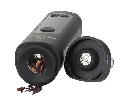 Norddampf Relict Vaporizer – geöffnete Füllkammer für Kräuter