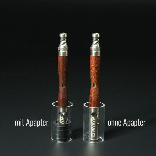 YLLVAPE V3 Adapter – Vergleich der Dynavap-Position im Induktionsheizer mit und ohne Adapter