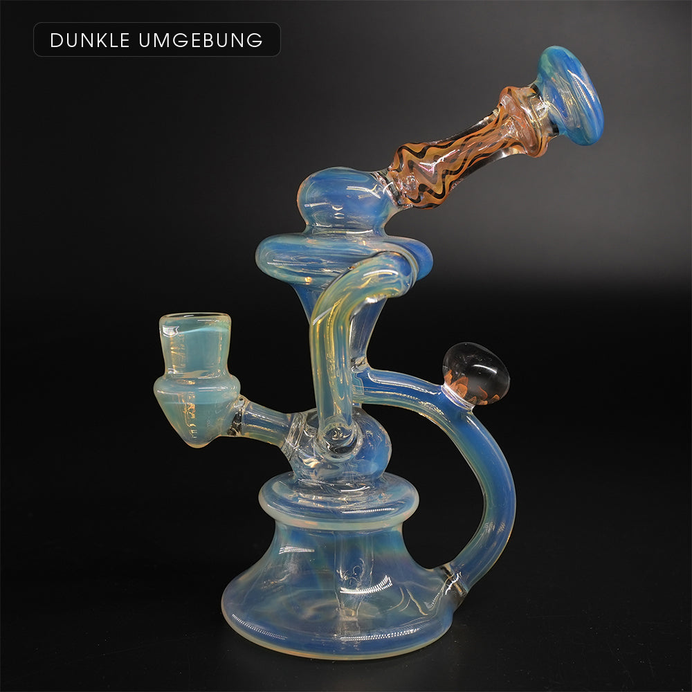 Dab Rig Nova Orb Recycler aus Silver-Fumed-Glas in dukler umgebung