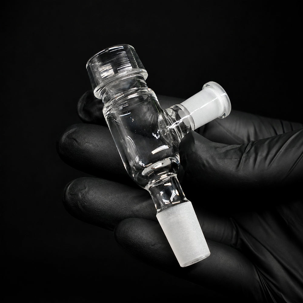 Quarzglasadapter mit drei Anschlüssen für den GRAVEDA EPIC Ball-Vape