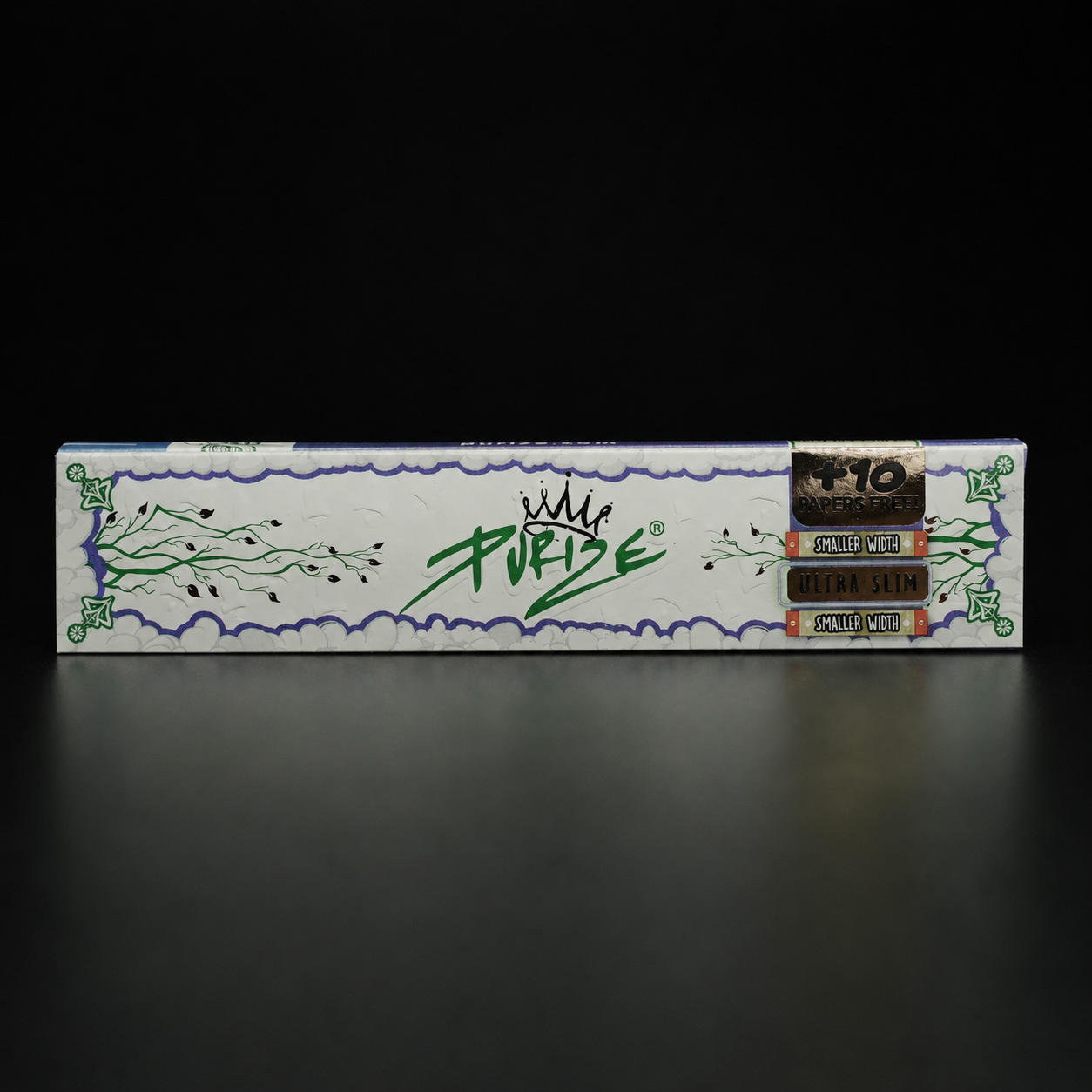 PURIZE King Size Ultra Slim Papers Unbleached mit 42 Blättchen