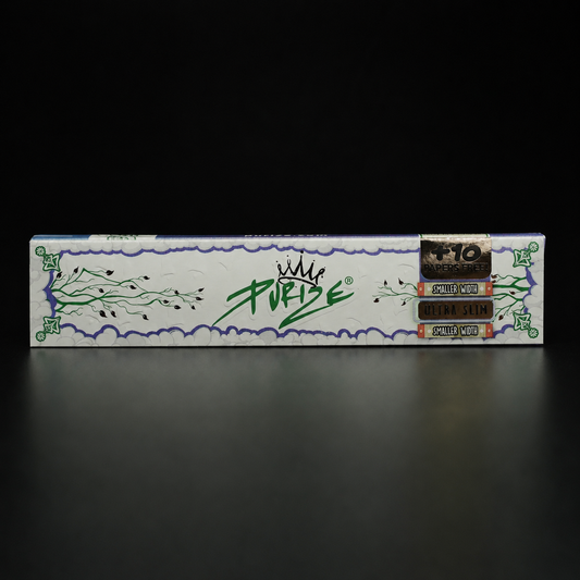 PURIZE King Size Ultra Slim Papers Unbleached mit 42 Blättchen